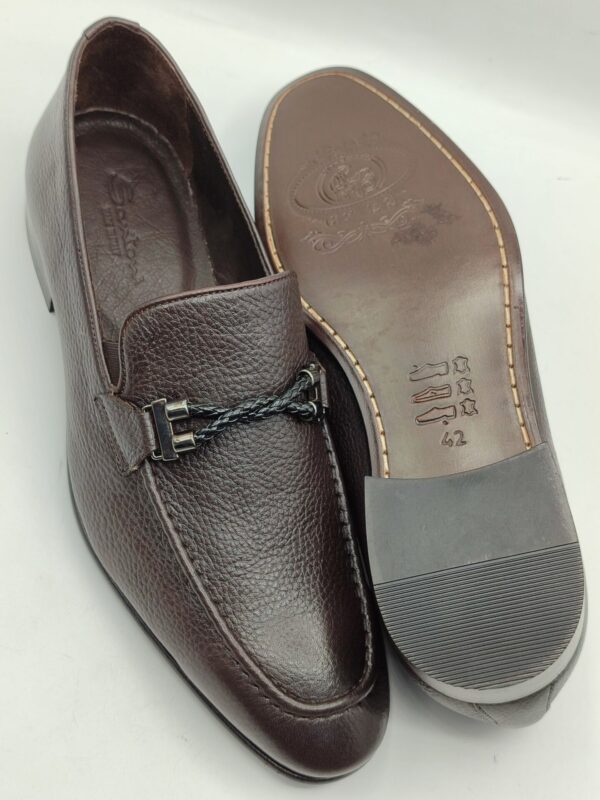 Santonin Brown Loafers - Image 2