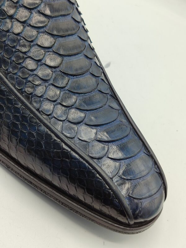 Moreschi blue Skin leather Loafers - Image 4