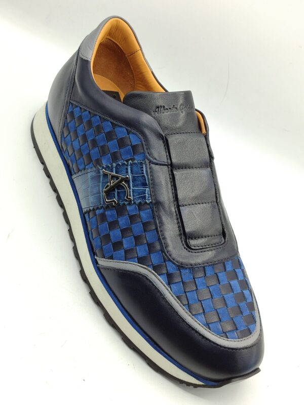 Alberto Gilardino Blue Weaving Casual - Image 2